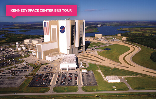 Aerial view of Kennedy Space Center